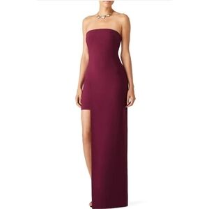 Likely Demeyer Strapless High Low Dress Gown